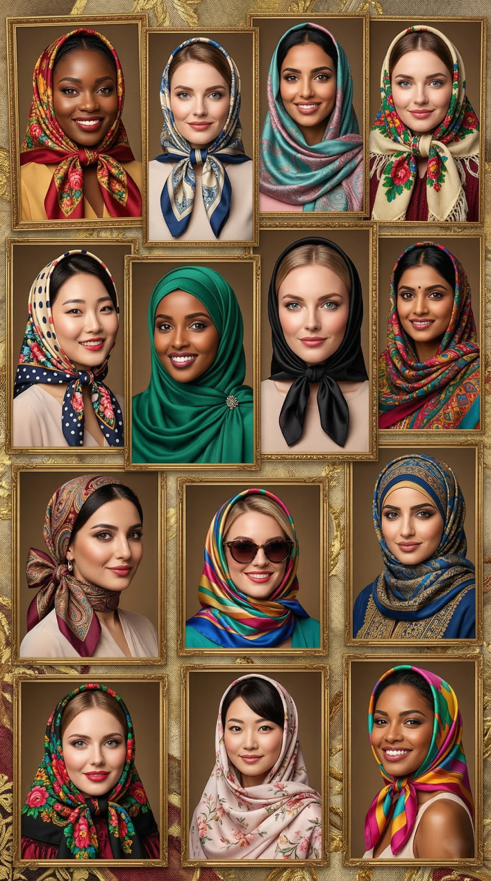 Vintage fashion inspiration for Solo Scarf